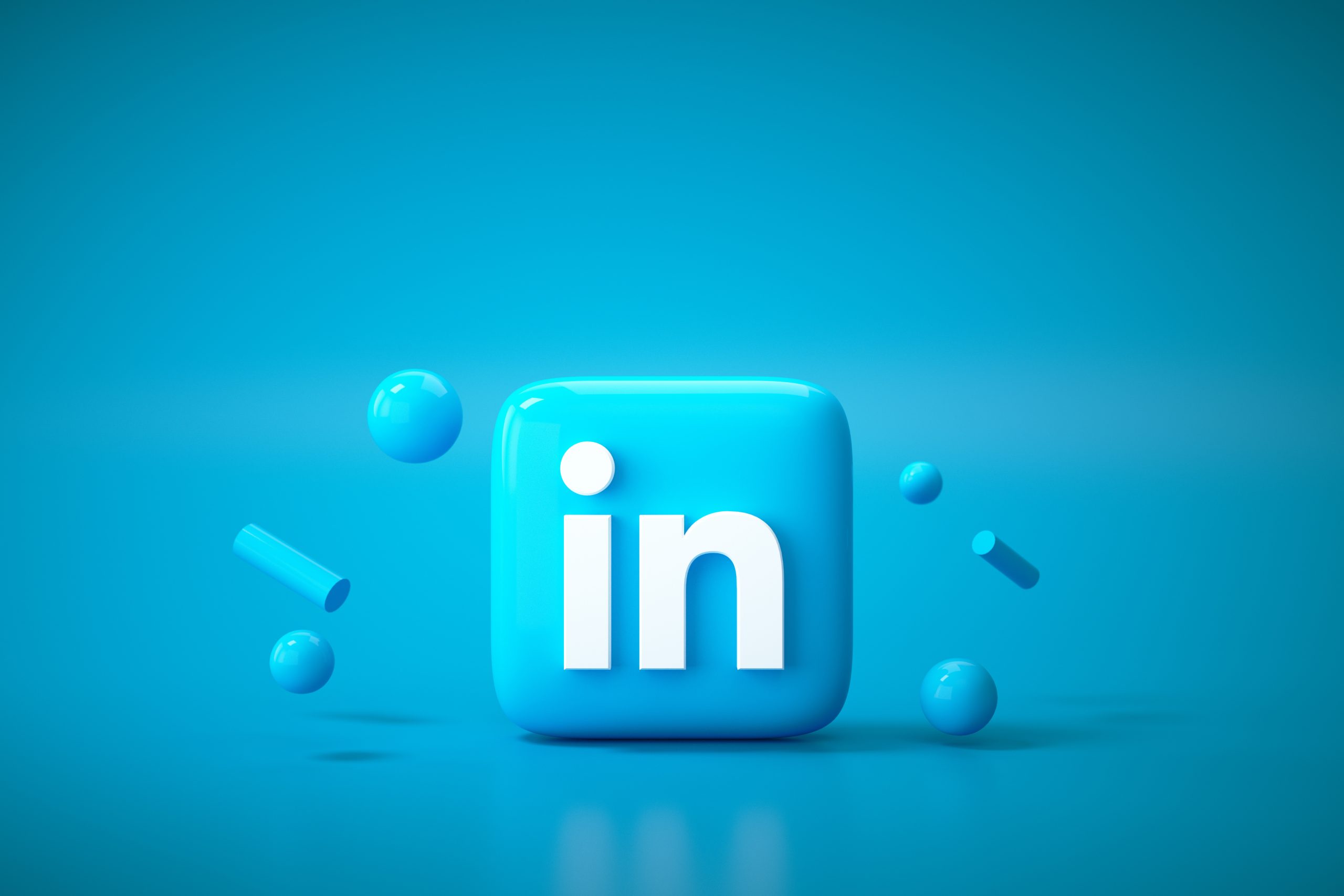 399474380_Editorial_Use_Only3D Linkedin application logo background. Linkedin social media platform. for social media marketing